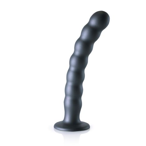 Beaded Silicone G-Spot Dildo - 8'' / 20,5 cm