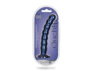 Beaded Silicone G-Spot Dildo - 8'' / 20,5 cm - image 2