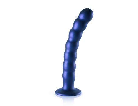 Beaded Silicone G-Spot Dildo - 8'' / 20,5 cm