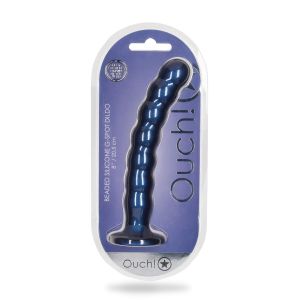 Beaded Silicone G-Spot Dildo - 8'' / 20,5 cm - image 2