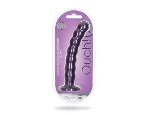 Beaded Silicone G-Spot Dildo - 8'' / 20,5 cm - image 2