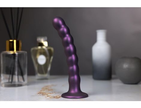 Beaded Silicone G-Spot Dildo - 8'' / 20,5 cm - 10