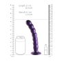 Beaded Silicone G-Spot Dildo - 8'' / 20,5 cm - 10