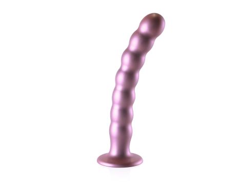 Beaded G-Spot Dildo - 8'' / 20,5 cm - Rose Gold