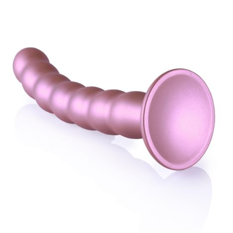 Beaded G-Spot Dildo - 8'' / 20,5 cm - Rose Gold - 6