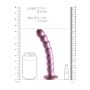 Beaded G-Spot Dildo - 8'' / 20,5 cm - Rose Gold - 5