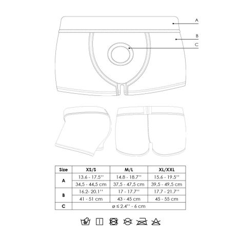 Vibrating Strap-on Boxer - XS/S - 10