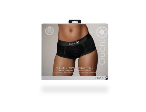 Vibrating Strap-on Brief - M/L