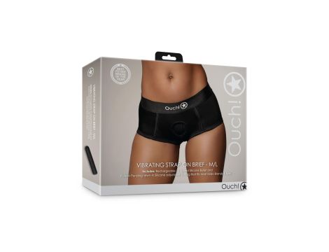 Vibrating Strap-on Brief - M/L - 4