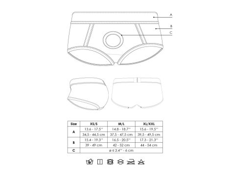 Vibrating Strap-on Brief - M/L - 16