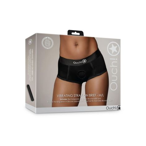 Vibrating Strap-on Brief - M/L - 4