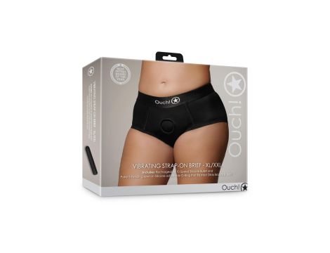 Vibrating Strap-on Brief - XL/XXL - 4