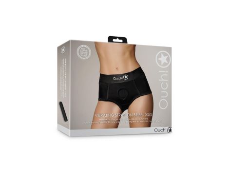 Vibrating Strap-on Brief - XS/S - 4