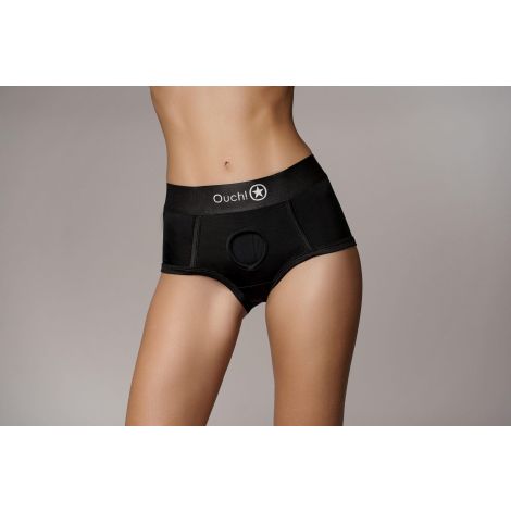 Vibrating Strap-on Brief - XS/S - 2