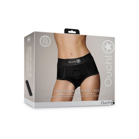 Vibrating Strap-on Brief - XS/S - 4