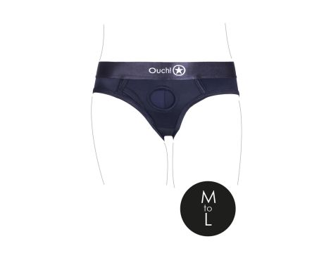 Vibrating Strap-on High-cut Brief - M/L - 10