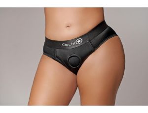 Vibrating Strap-on High-cut Brief - XL/XXL - image 2