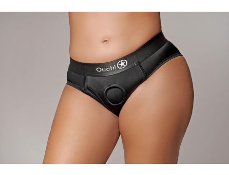 Vibrating Strap-on High-cut Brief - XL/XXL - 2