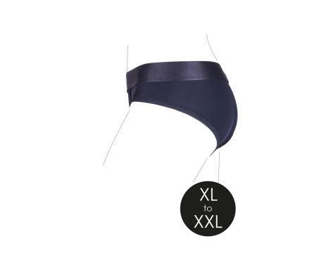 Vibrating Strap-on High-cut Brief - XL/XXL - 11