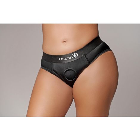 Vibrating Strap-on High-cut Brief - XL/XXL - 2