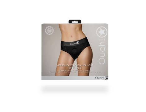 Vibrating Strap-on High-cut Brief - XS/S