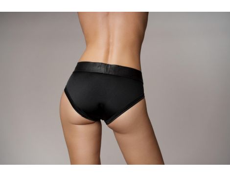 Vibrating Strap-on High-cut Brief - XS/S - 3