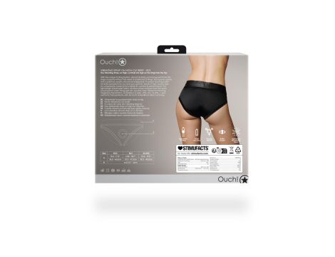 Vibrating Strap-on High-cut Brief - XS/S - 5