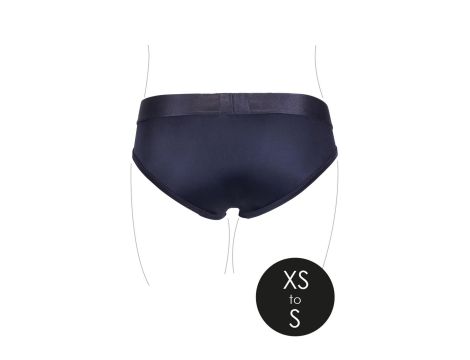 Vibrating Strap-on High-cut Brief - XS/S - 12