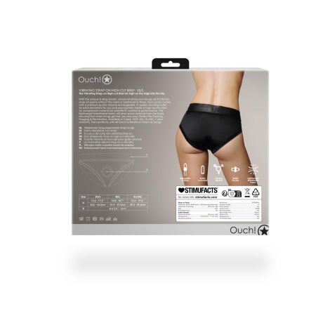 Vibrating Strap-on High-cut Brief - XS/S - 5