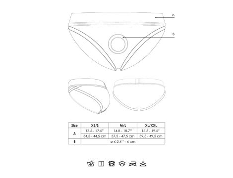 Vibrating Strap-on Hipster - M/L - 13