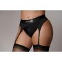 Vibrating Strap-on Thong with Adjustable Garters - XL/XXL - 3