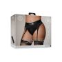 Vibrating Strap-on Thong with Adjustable Garters - XL/XXL - 5