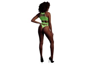 Body with Grecian Neckline - Neon Green - XS/XL - image 2