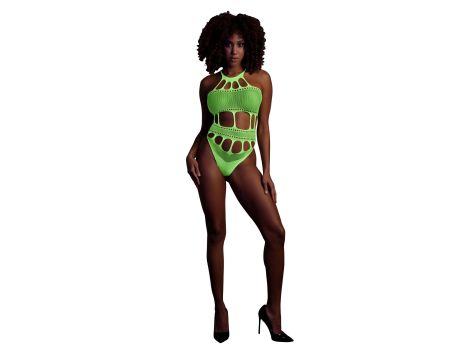 Body with Grecian Neckline - Neon Green - XS/XL