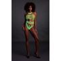 Body with Grecian Neckline - Neon Green - XS/XL - 5