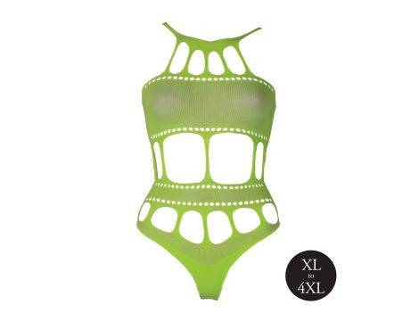 Body with Grecian Neckline - Neon Green - XL/XXXXL - 6