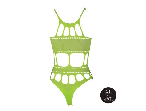 Body with Grecian Neckline - Neon Green - XL/XXXXL - 7