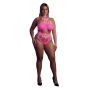 Body with Grecian Neckline - Neon Pink - XL/XXXXL - 2