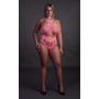 Body with Grecian Neckline - Neon Pink - XL/XXXXL - 5