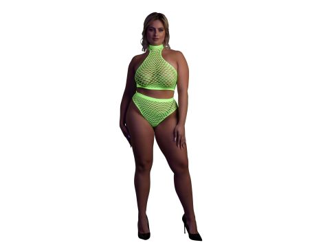 Turtle Neck and High Waist Slip  XL/XXXXL