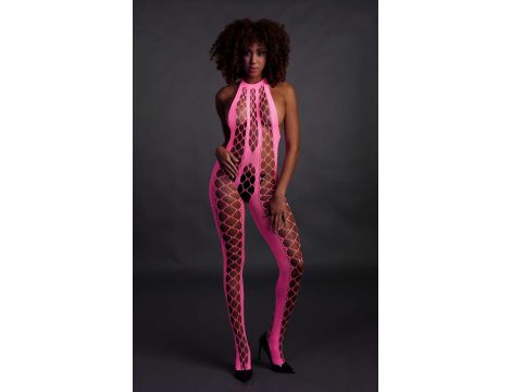 Bodystocking with Halterneck - Pink - XS/XL - 4