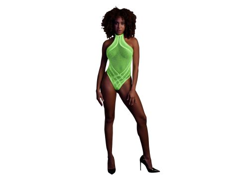 Body with Halter Neck - Neon Green - XS/XL