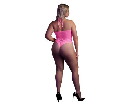 Body with Halter Neck - Neon Pink - XL/XXXXL - 2