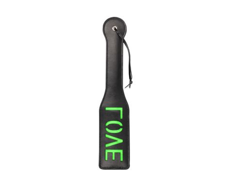 'Love'' Paddle - Glow in the Dark - Black/Neon Green