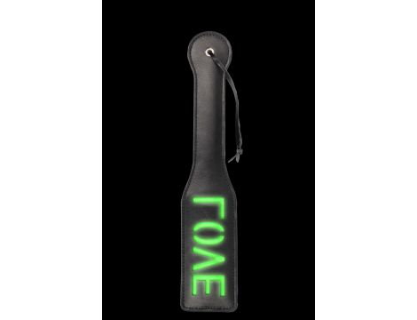 'Love'' Paddle - Glow in the Dark - Black/Neon Green - 4