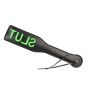 'Slut'' Paddle - Glow in the Dark - Black/Neon Green - 3