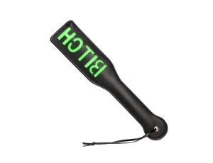 'Bitch'' Paddle - Glow in the Dark - Black/Neon Green