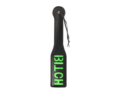 'Bitch'' Paddle - Glow in the Dark - Black/Neon Green