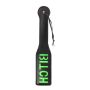 'Bitch'' Paddle - Glow in the Dark - Black/Neon Green - 2