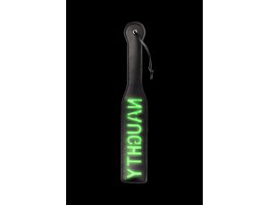 'Naughty'' Paddle - Glow in the Dark - Black/Neon Green - image 2